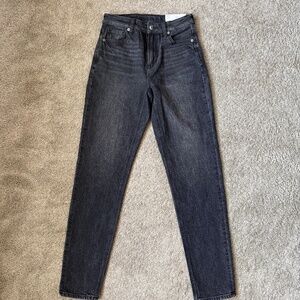 American Eagle Black Mom Jean 00
